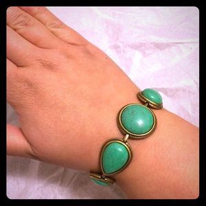 LUCKY BRAND bracelet - turquoise green